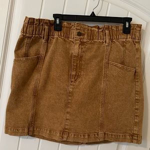 Universal Thread- EUC- Women's Mini Denim Skirt - Rust Color- Size 18